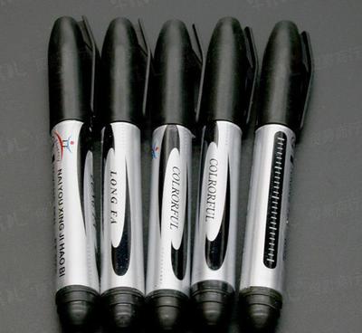 廠家小額批發辦公文教用品環保快干油性大頭黑色簽字筆 700記